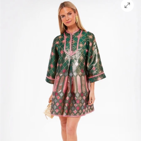 Tuckernuck Metallic Mosaic Indre Dress Size XS - Picture 14 of 16
